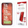 Displex Szkło Hartowane (10H) do Apple iPhone 15 Plus/15 Pro Max/16 Plus, Eko Ramka Montażowa, odporne na zarysowania