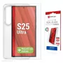 Displex Szkło Ochronne + Etui do Samsung Galaxy S25 Ultra, Eko Ramka Montażowa, odporne na zarysowania