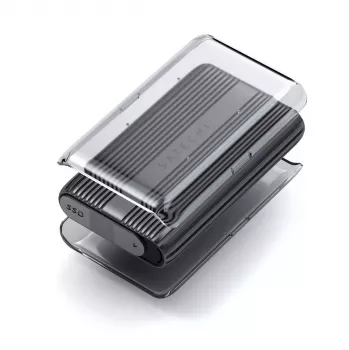 Obudowa SSD Satechi USB4 NVMe SSD Pro 4 TB 40 Gbit/s Szara Przezroczysta