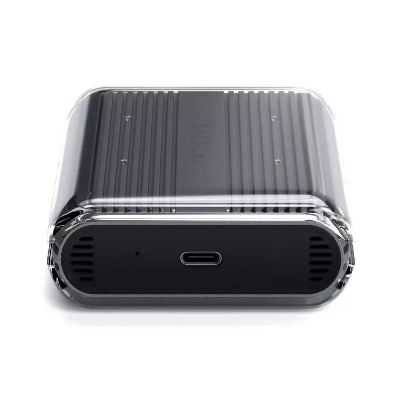 Obudowa SSD Satechi USB4 NVMe SSD Pro 4 TB 40 Gbit/s Szara Przezroczysta