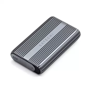 Obudowa SSD Satechi USB4 NVMe SSD Pro 4 TB 40 Gbit/s Szara Przezroczysta