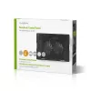 Podkładka chłodząca do laptopa Nedis NBCR200BK 2 wentylatory 14 cm Czarna