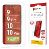 Displex Szkło ochronne (10H) do Google Pixel 9, Pixel 9 Pro, Pixel 10, Pixel 10 Pro, Eko ramka montażowa, odporne na zarysowania