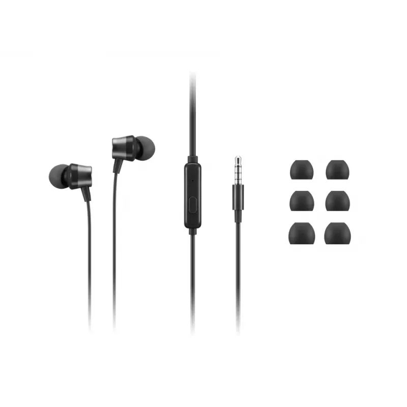 Lenovo 4XD1J77352 słuchawki/zestaw słuchawkowy Przewodowe Douszny Biuro/Call center Czarny