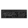 Logickeyboard LKB-LPWB-A2M-DE klawiatura uniwersalna USB QWERTZ niemiecki czarna
