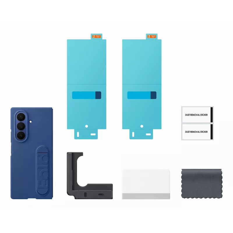 Ochronne etui silikonowe dla Samsung Galaxy Fold7 — niebieski, model EF‑MF966CNEGWW