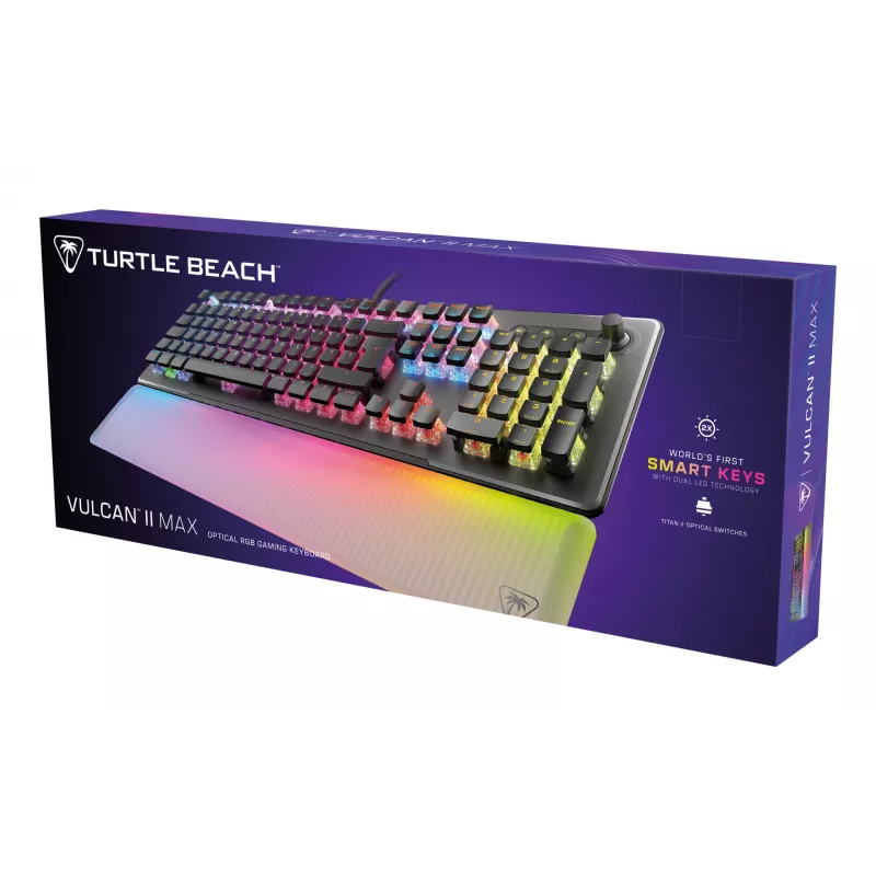 Turtle Beach Vulcan II Max klawiatura Gaming USB QWERTZ Niemiecki Czarny