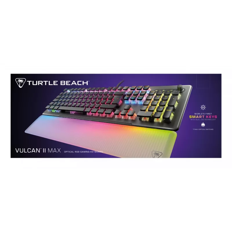 Turtle Beach Vulcan II Max klawiatura Gaming USB QWERTZ Niemiecki Czarny