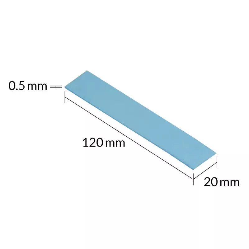 ARCTIC TP-3 Premium Performance Thermal Pad 120 x 20 mm, 0,5 mm