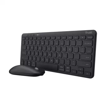 Trust Lyra klawiatura Mysz w zestawie Biuro RF Wireless + Bluetooth QWERTZ Niemiecki Czarny