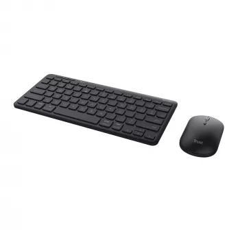 Trust Lyra klawiatura Mysz w zestawie Biuro RF Wireless + Bluetooth QWERTZ Niemiecki Czarny