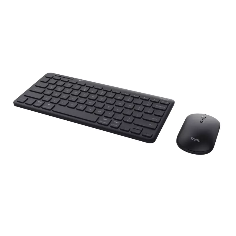 Trust Lyra klawiatura Mysz w zestawie Biuro RF Wireless + Bluetooth QWERTZ Niemiecki Czarny