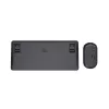 Trust Lyra klawiatura Mysz w zestawie Biuro RF Wireless + Bluetooth QWERTZ Niemiecki Czarny