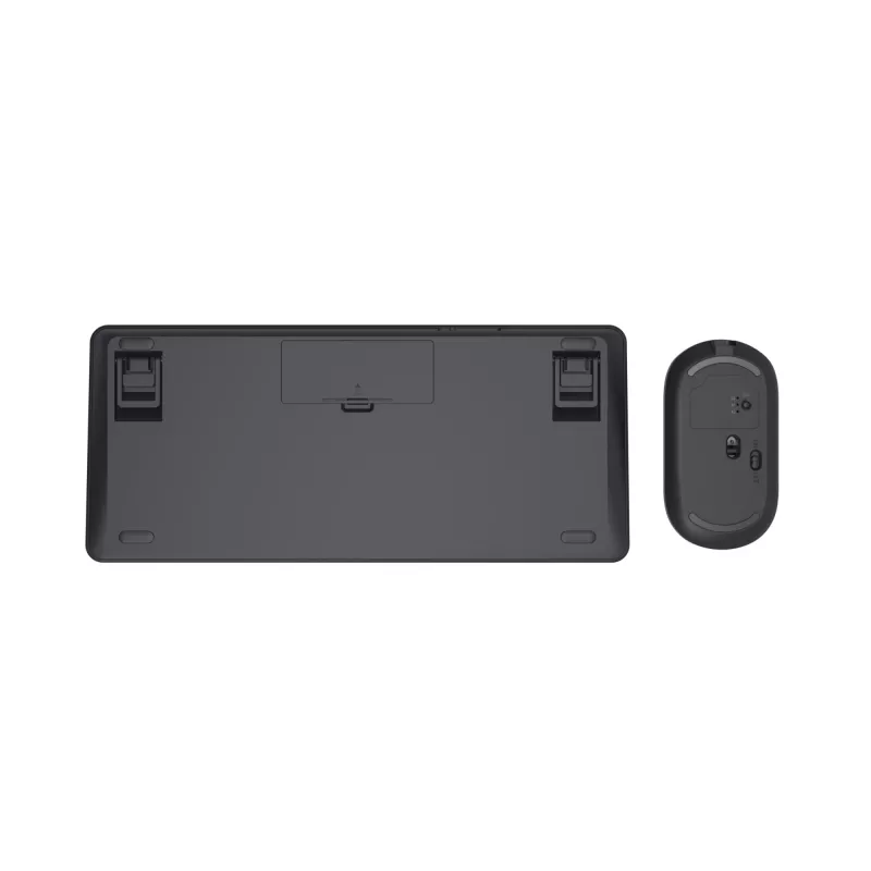 Trust Lyra klawiatura Mysz w zestawie Biuro RF Wireless + Bluetooth QWERTZ Niemiecki Czarny
