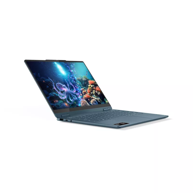Lenovo Yoga 7 2-w-1 14AKP10 Copilot+ PC AMD Ryzen™ AI 5 340 Hybryda (2-w-1) 35,6 cm (14 cali) Ekran dotykowy WUXGA 16 GB LPDDR5x-SDRAM 512 GB SSD Wi-Fi 7 (802.11be) Windows 11 Home Teal