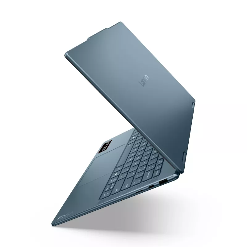Lenovo Yoga 7 2-w-1 14AKP10 Copilot+ PC AMD Ryzen™ AI 5 340 Hybryda (2-w-1) 35,6 cm (14 cali) Ekran dotykowy WUXGA 16 GB LPDDR5x-SDRAM 512 GB SSD Wi-Fi 7 (802.11be) Windows 11 Home Teal