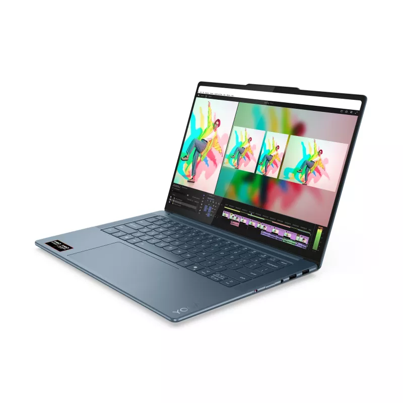 Lenovo Yoga Pro 7 14AKP10 Copilot+ PC AMD Ryzen™ AI 7 350 Laptop 36,8 cm (14,5 cala) 3K 32 GB LPDDR5x-SDRAM 1 TB SSD Wi-Fi 7 (802.11be) Windows 11 Pro Teal