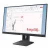 Monitor Lenovo ThinkVision E24-40, 60,5 cm (23,8 cala), 1920 x 1080 pikseli, Full HD, LCD, 6 ms, Czarny