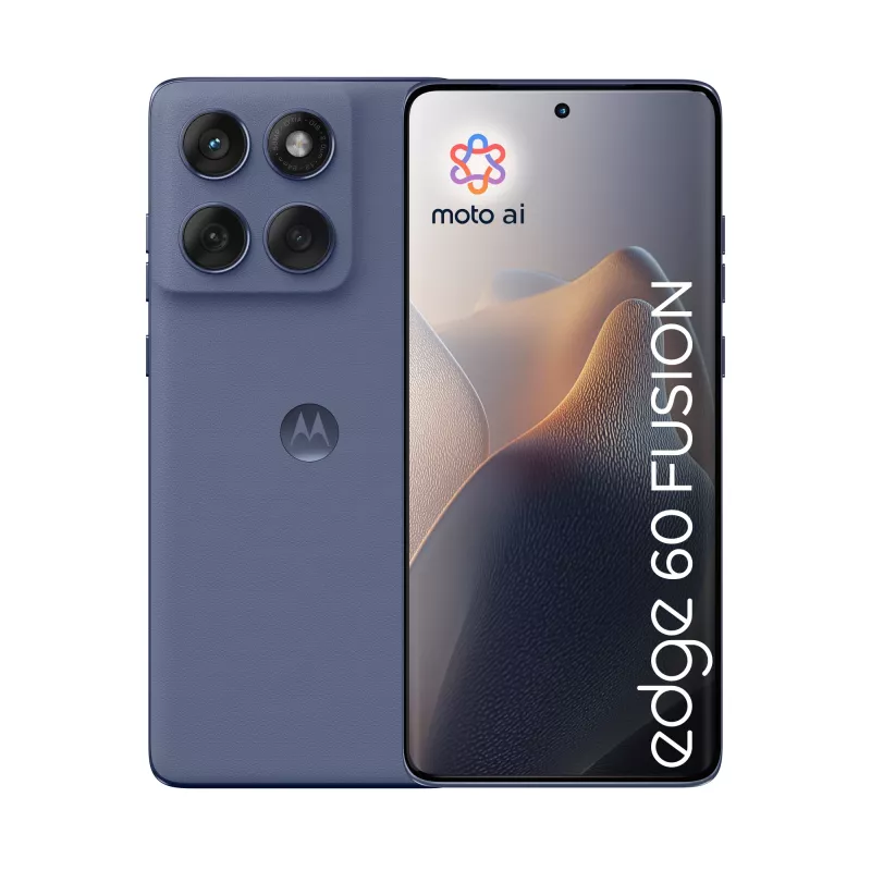 Smartfon Motorola edge 60 fusion — 6,67 cala OLED, MediaTek Dimensity 7300, 8 GB RAM, 256 GB, 50+13 MP, 5200 mAh, Dual SIM, Szary