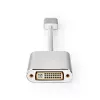 Nedis CCTB37250AL02 adapter kabla wideo 0,2 m DisplayPort DVI-D srebrny