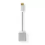 Nedis CCTB37250AL02 adapter kabla wideo 0,2 m DisplayPort DVI-D srebrny