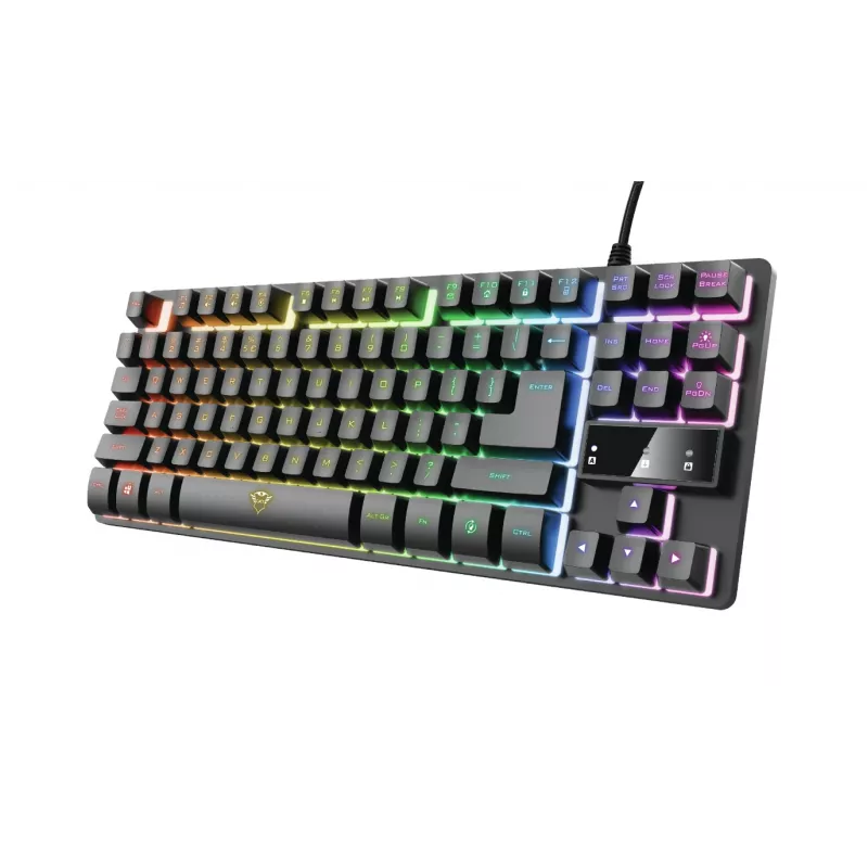 Trust GXT 794 klawiatura Mysz w zestawie Gaming USB QWERTZ Niemiecki Czarny
