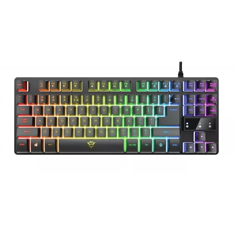 Trust GXT 794 klawiatura Mysz w zestawie Gaming USB QWERTZ Niemiecki Czarny