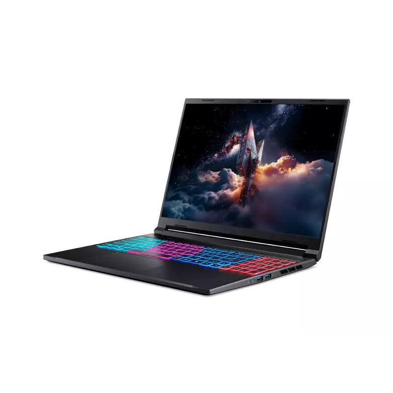 Laptop Acer Nitro V 16S ANV16S-71-77SA — 16 cali WQXGA (2560×1600), Intel Core 7 240H, 16 GB DDR5, 1 TB SSD, NVIDIA GeForce RTX 5070, Windows 11 Home, Czarny