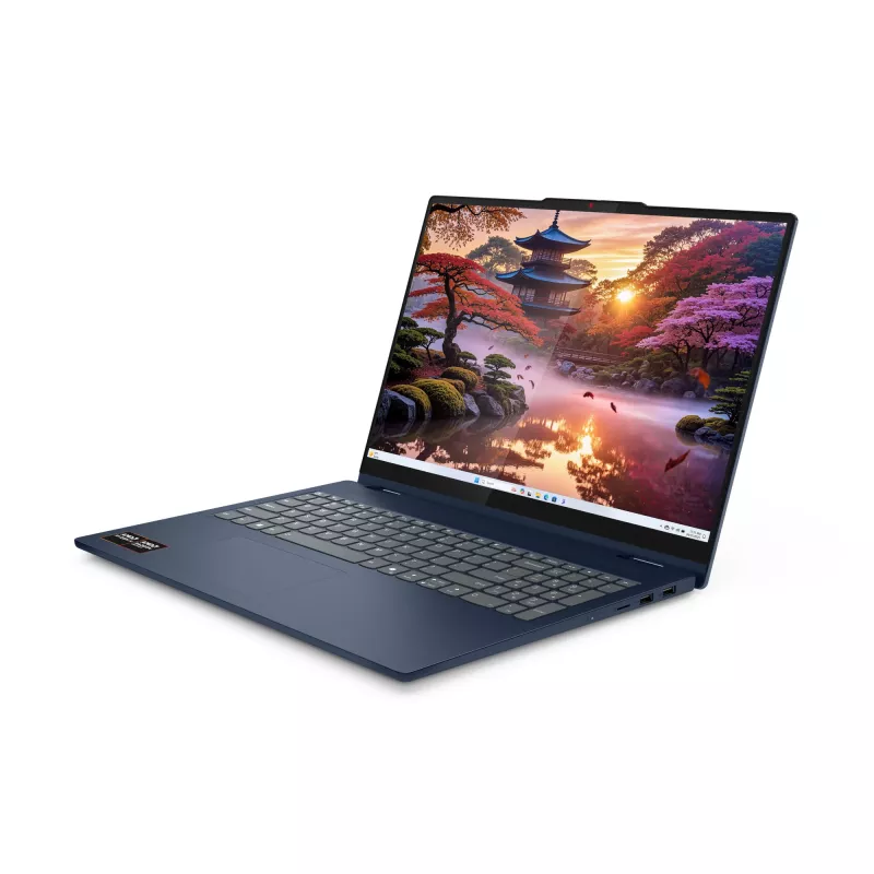 Lenovo IdeaPad 5 2-in-1 16AKP10 Copilot+ PC AMD Ryzen™ AI 5 340 Hybryda (2-w-1) 40,6 cm (16 cali) Ekran dotykowy WUXGA 16 GB LPDDR5x-SDRAM 512 GB SSD Wi-Fi 7 (802.11be) Windows 11 Home Niebieski