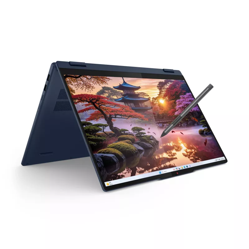 Lenovo IdeaPad 5 2-in-1 16AKP10 Copilot+ PC AMD Ryzen™ AI 5 340 Hybryda (2-w-1) 40,6 cm (16 cali) Ekran dotykowy WUXGA 16 GB LPDDR5x-SDRAM 512 GB SSD Wi-Fi 7 (802.11be) Windows 11 Home Niebieski