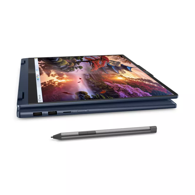 Lenovo IdeaPad 5 2-in-1 16AKP10 Copilot+ PC AMD Ryzen™ AI 5 340 Hybryda (2-w-1) 40,6 cm (16 cali) Ekran dotykowy WUXGA 16 GB LPDDR5x-SDRAM 512 GB SSD Wi-Fi 7 (802.11be) Windows 11 Home Niebieski