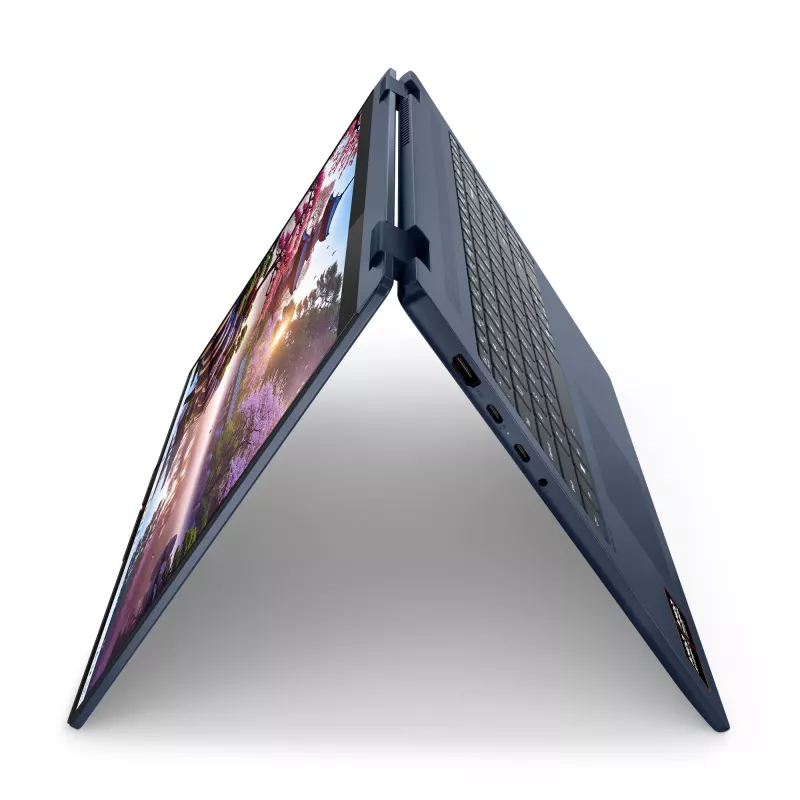 Lenovo IdeaPad 5 2-in-1 16AKP10 Copilot+ PC AMD Ryzen™ AI 5 340 Hybryda (2-w-1) 40,6 cm (16 cali) Ekran dotykowy WUXGA 16 GB LPDDR5x-SDRAM 512 GB SSD Wi-Fi 7 (802.11be) Windows 11 Home Niebieski