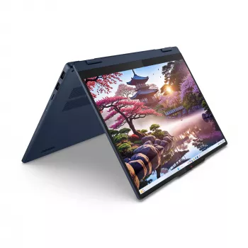 Lenovo IdeaPad 5 2-in-1 14AKP10 Copilot+ PC AMD Ryzen™ AI 7 350 Hybryda (2-w-1) 35,6 cm (14 cali) Ekran dotykowy WUXGA 16 GB LPDDR5x-SDRAM 1 TB SSD Wi-Fi 7 (802.11be) Windows 11 Home Niemiecki Niebieski