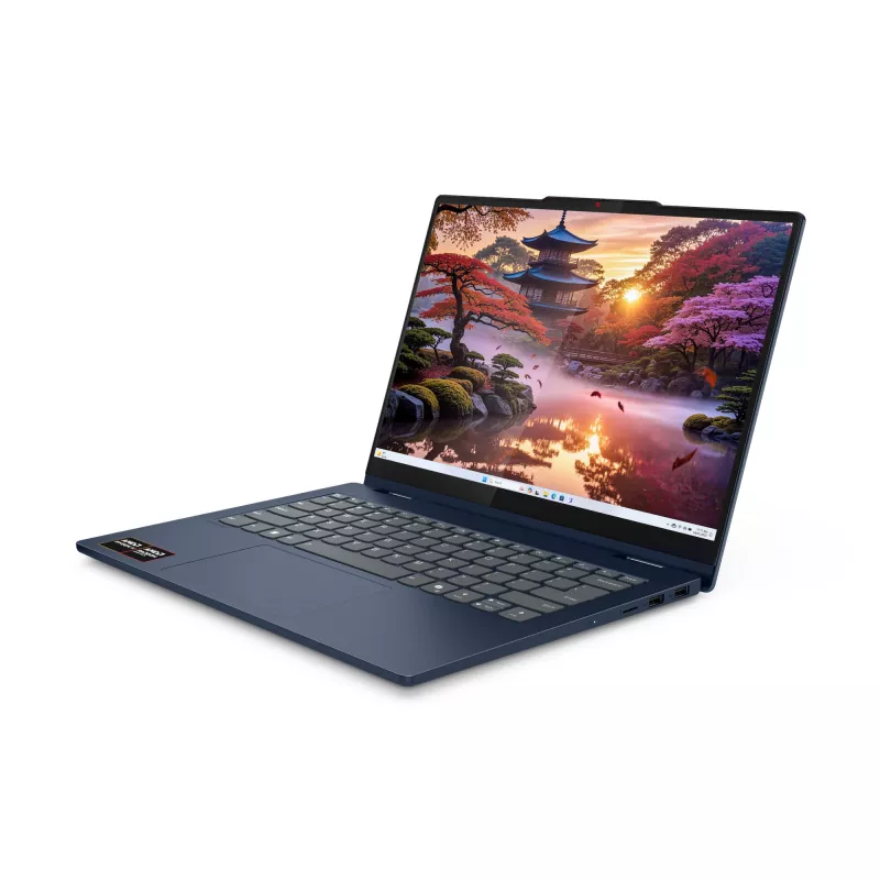 Lenovo IdeaPad 5 2-in-1 14AKP10 Copilot+ PC AMD Ryzen™ AI 7 350 Hybryda (2-w-1) 35,6 cm (14 cali) Ekran dotykowy WUXGA 16 GB LPDDR5x-SDRAM 1 TB SSD Wi-Fi 7 (802.11be) Windows 11 Home Niemiecki Niebieski
