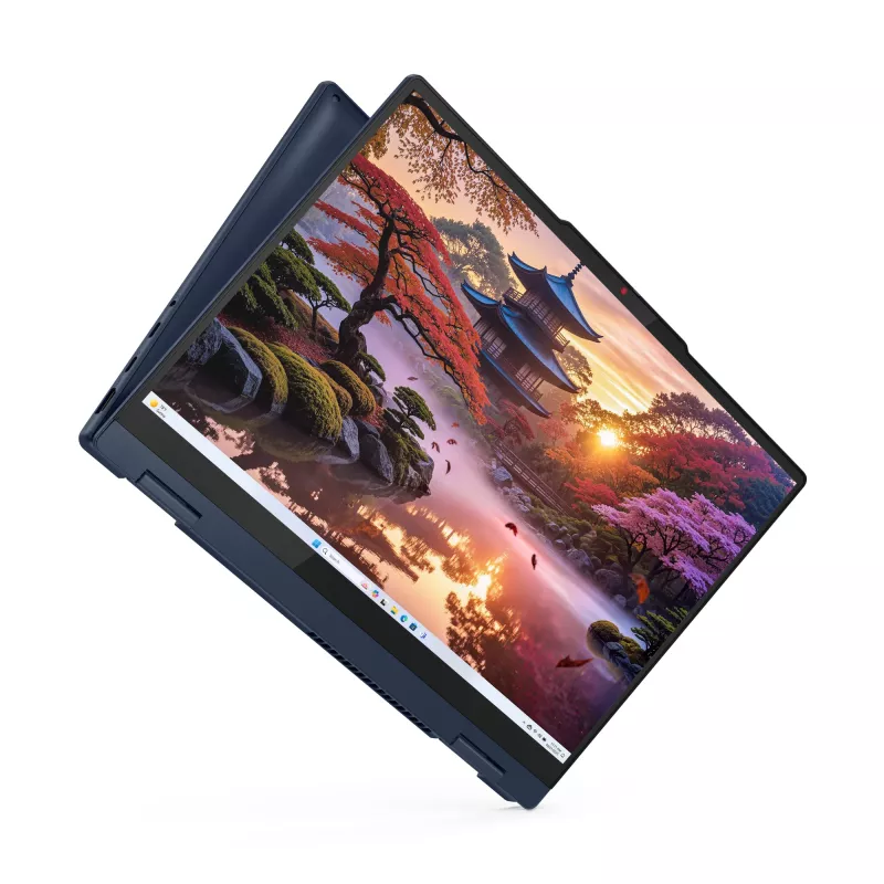 Lenovo IdeaPad 5 2-in-1 14AKP10 Copilot+ PC AMD Ryzen™ AI 7 350 Hybryda (2-w-1) 35,6 cm (14 cali) Ekran dotykowy WUXGA 16 GB LPDDR5x-SDRAM 1 TB SSD Wi-Fi 7 (802.11be) Windows 11 Home Niemiecki Niebieski