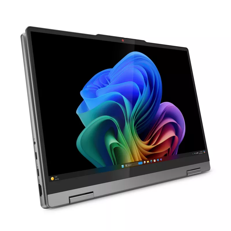 Lenovo IdeaPad 5 2-in-1 14Q8X9 Copilot+ PC Snapdragon X1P-42-100 Hybryda (2-w-1) 35,6 cm (14 cali) Ekran dotykowy WUXGA 24 GB LPDDR5x-SDRAM 1 TB SSD Wi-Fi 7 (802.11be) Windows 11 Home Szary