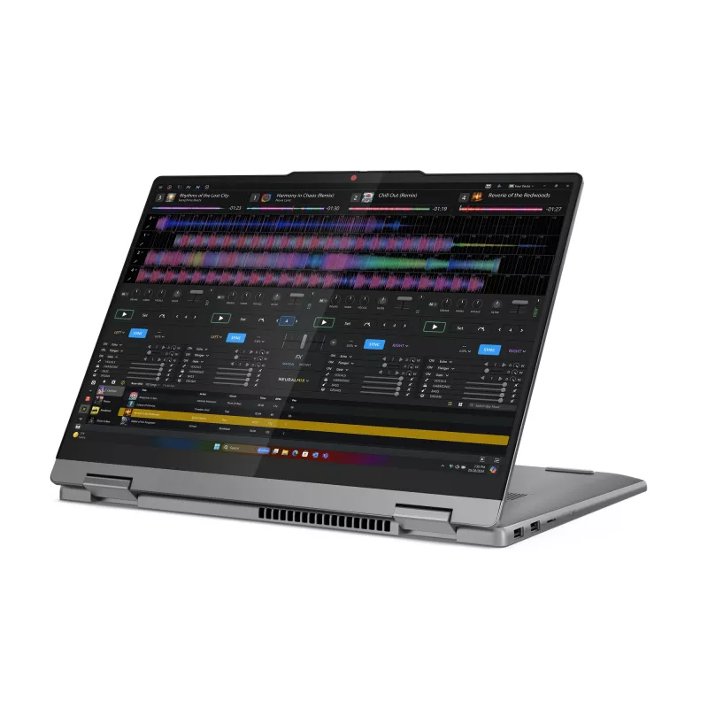 Lenovo IdeaPad 5 2-in-1 14Q8X9 Copilot+ PC Snapdragon X1P-42-100 Hybryda (2-w-1) 35,6 cm (14 cali) Ekran dotykowy WUXGA 24 GB LPDDR5x-SDRAM 1 TB SSD Wi-Fi 7 (802.11be) Windows 11 Home Szary