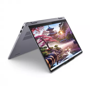 Lenovo IdeaPad 5 2-in-1 14AKP10 Copilot+ PC AMD Ryzen™ AI 5 340 Hybryda (2-w-1) 35,6 cm (14 cali) Ekran dotykowy WUXGA 16 GB LPDDR5x-SDRAM 512 GB SSD Wi-Fi 7 (802.11be) Windows 11 Home German Grey