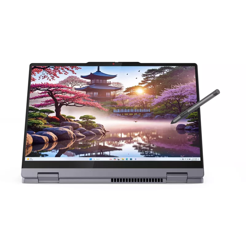 Lenovo IdeaPad 5 2-in-1 14AKP10 Copilot+ PC AMD Ryzen™ AI 5 340 Hybryda (2-w-1) 35,6 cm (14 cali) Ekran dotykowy WUXGA 16 GB LPDDR5x-SDRAM 512 GB SSD Wi-Fi 7 (802.11be) Windows 11 Home German Grey