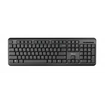 Trust TK-350 klawiatura biurowa RF Wireless QWERTZ niemiecka czarna