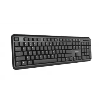 Trust TK-350 klawiatura biurowa RF Wireless QWERTZ niemiecka czarna