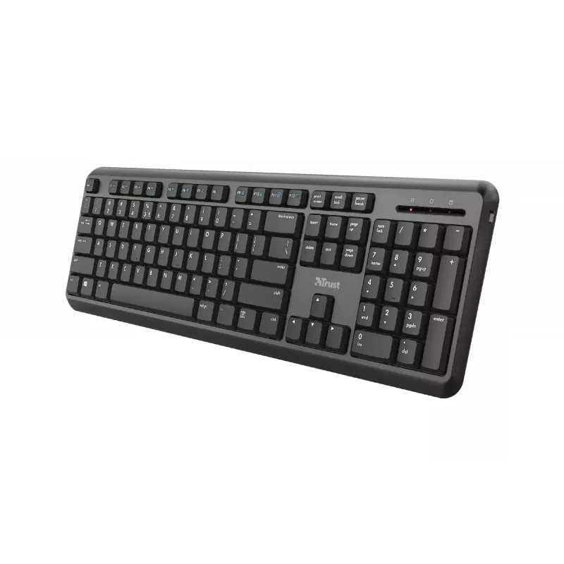 Trust TK-350 klawiatura biurowa RF Wireless QWERTZ niemiecka czarna