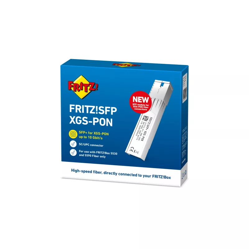 FRITZ! SFP XGS-PON moduł nadawczo-odbiorczy sieciowy Światłowód 10000 Mbit/s