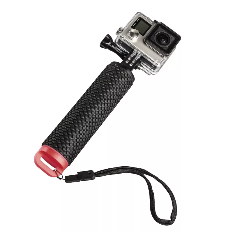 Monopod Hama 00004458 1/4 cala Plastik Czarny Czerwony Wysokość 19 cm