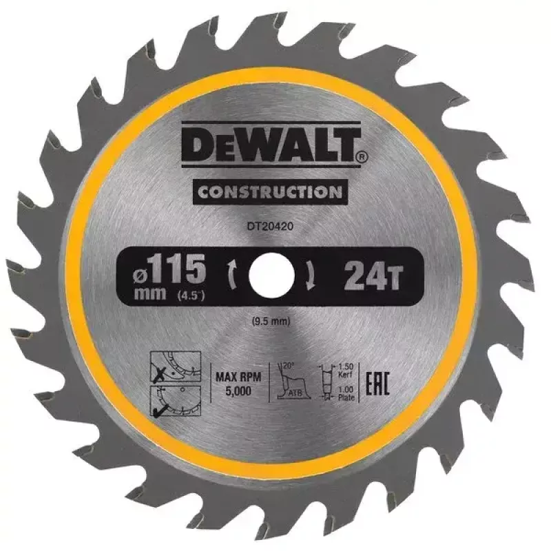 Tarcza do piły tarczowej DeWALT DT20420-QZ 11,5 cm do drewna