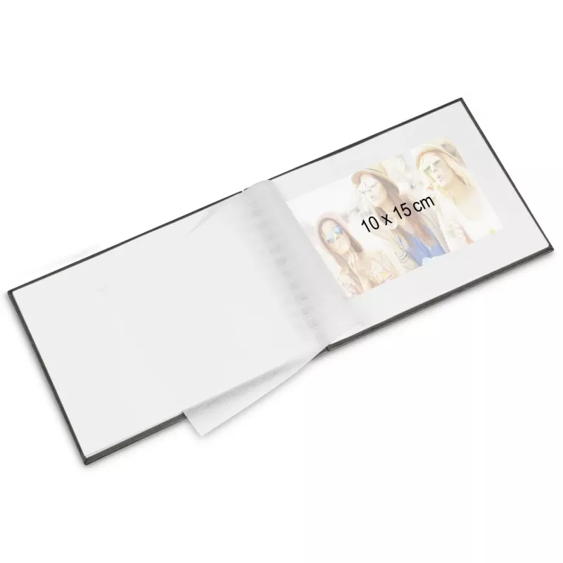 Album fotograficzny Hama Fine Art szary 50 kartek 10 x 15 cm oprawa spiralna