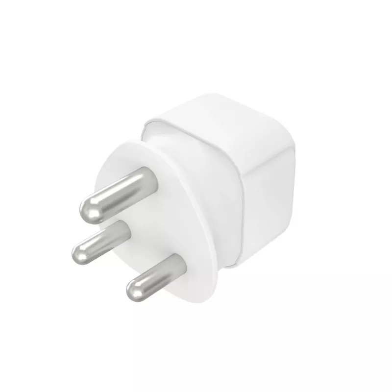 Hama 00223440 przejściówka wtyczki zasilania Type M Type C (Europlug)+Type F Biały