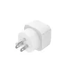 Hama 00223438 adapter wtyczki zasilającej Typ B Typ C (Europlug)+Typ F Biały