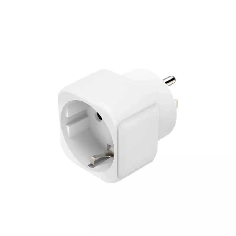 Hama 00223438 adapter wtyczki zasilającej Typ B Typ C (Europlug)+Typ F Biały