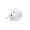 Hama 00223456 adapter zasilania hybrydowy Typ E/F uniwersalny Biały
